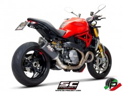 SC Project SC1-R Euro4 Carbon Auspuff für Ducati Monster 1200 MY17 & R